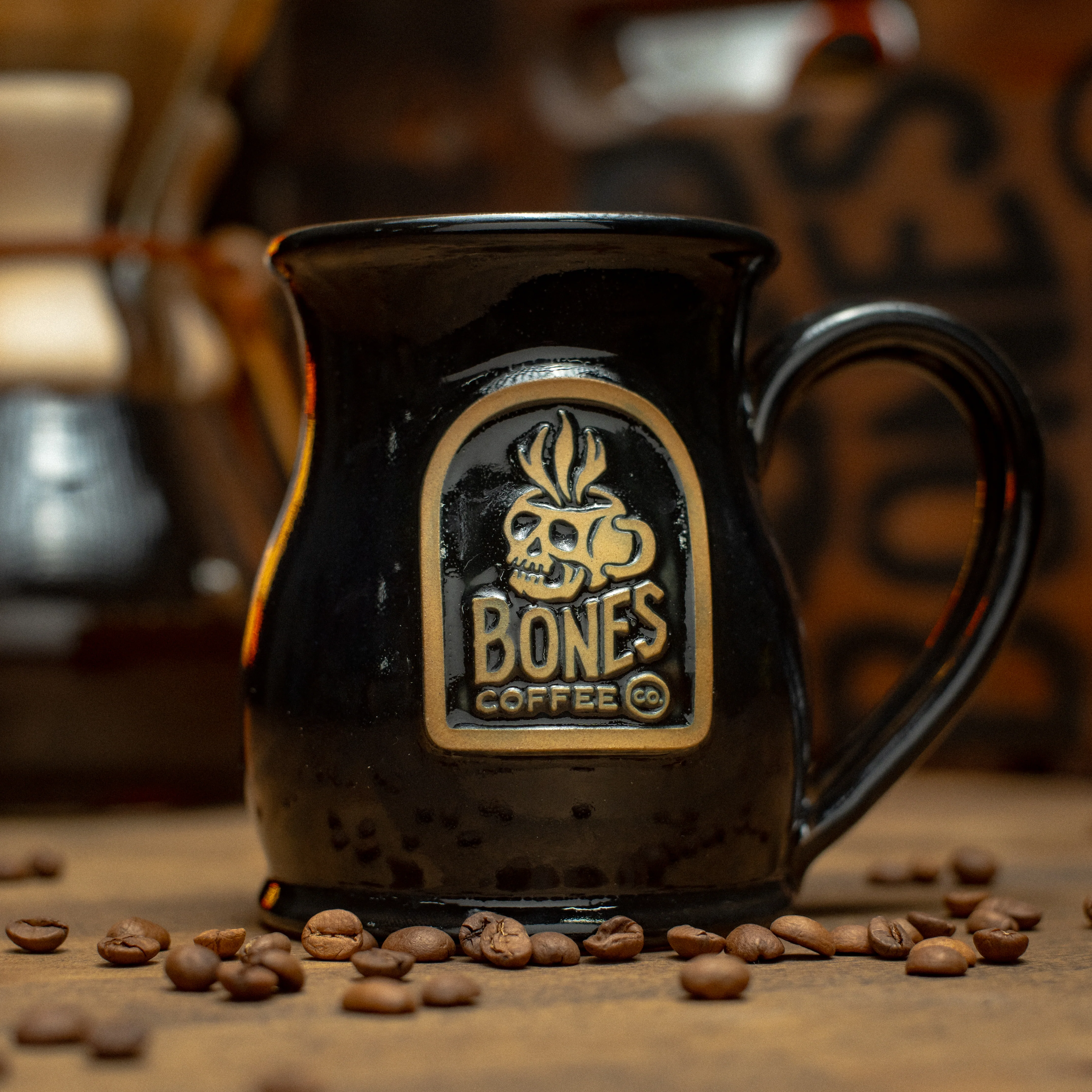 Skull Logo Handthrown Mug - Image 4