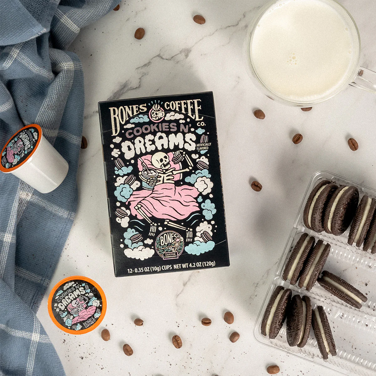 Cookies N' Dreams Bones Cups - 12 Count - Image 3