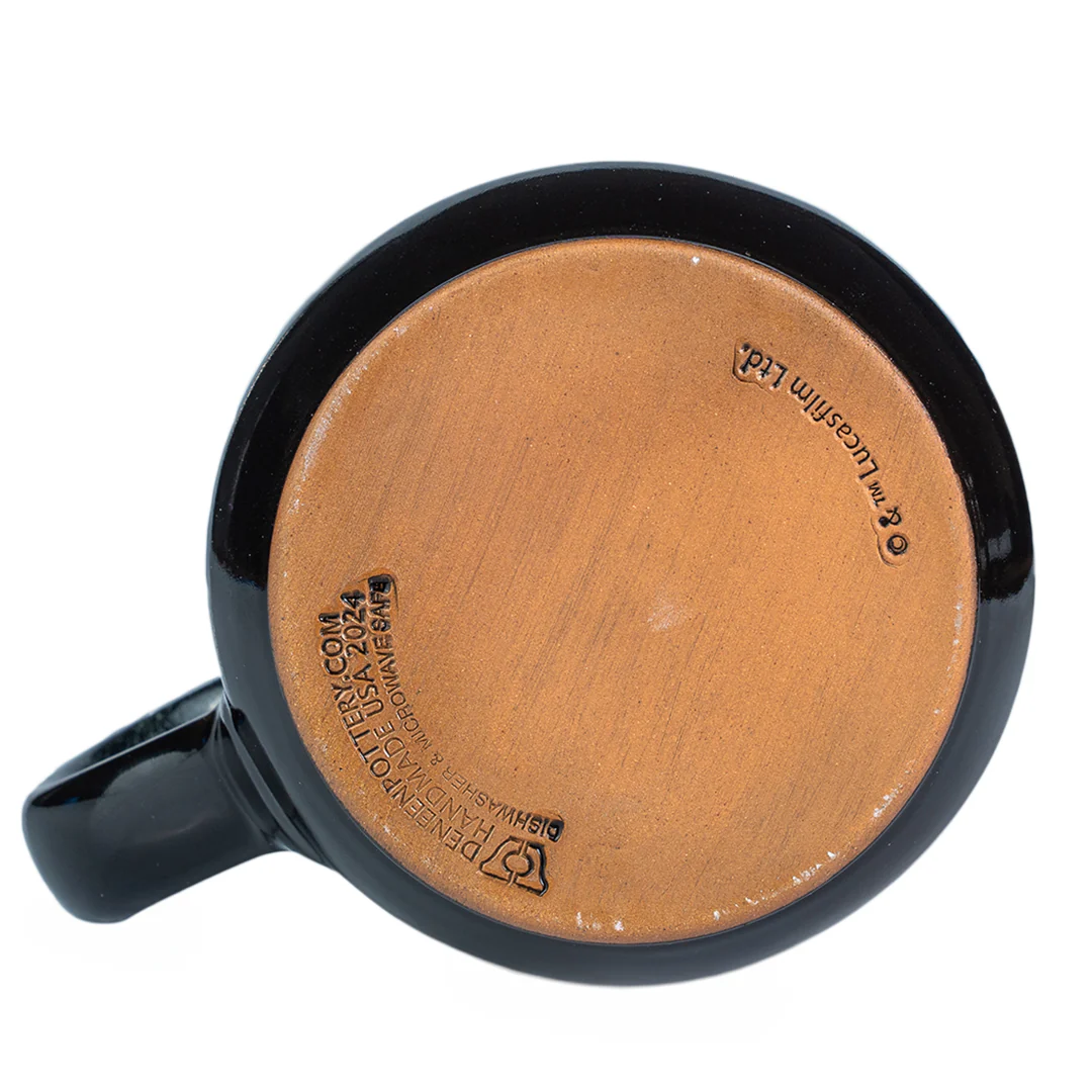 Dark Side Chocolate Truffle Handthrown Mug - Image 3