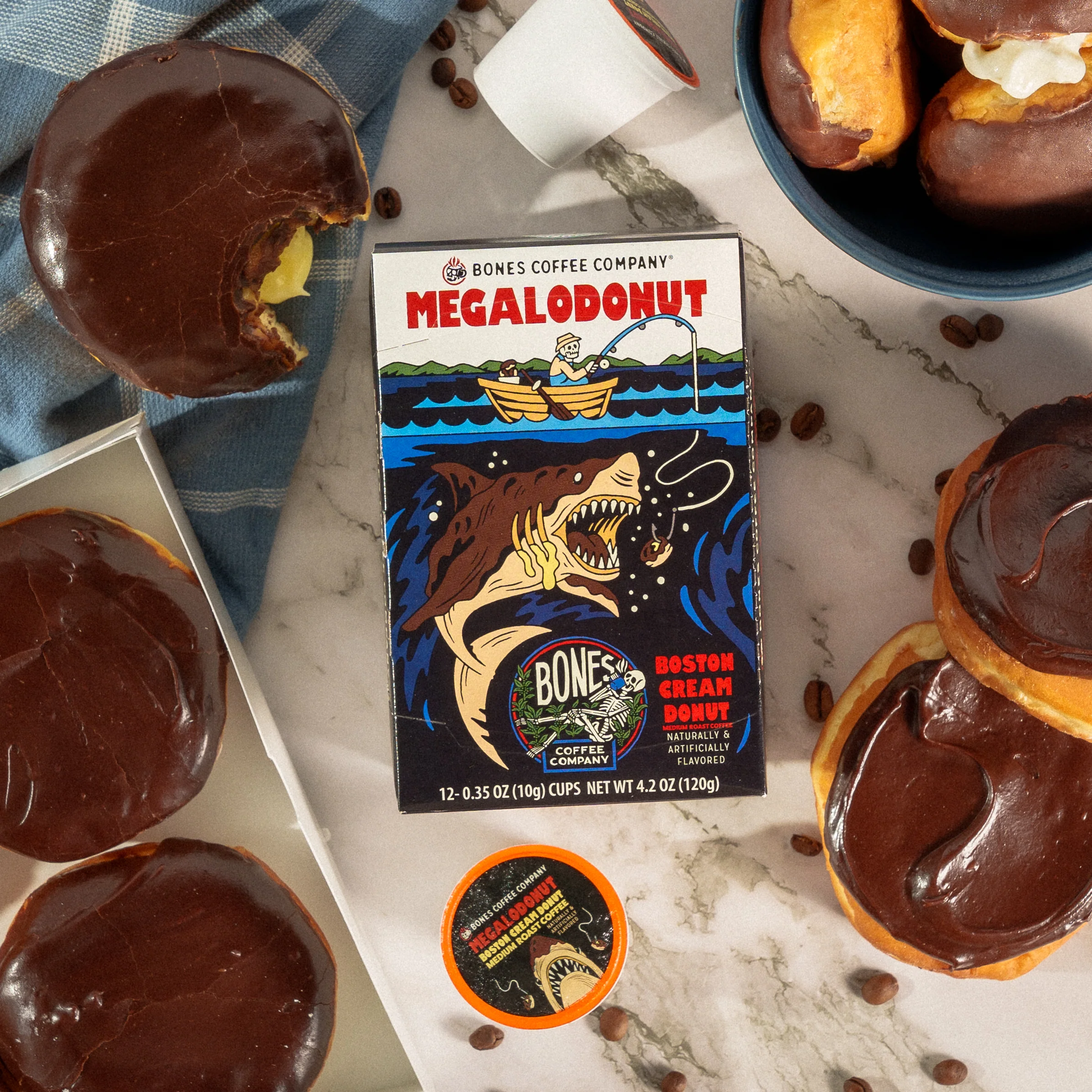 Megalodonut Bones Cups - 12 Count - Image 2