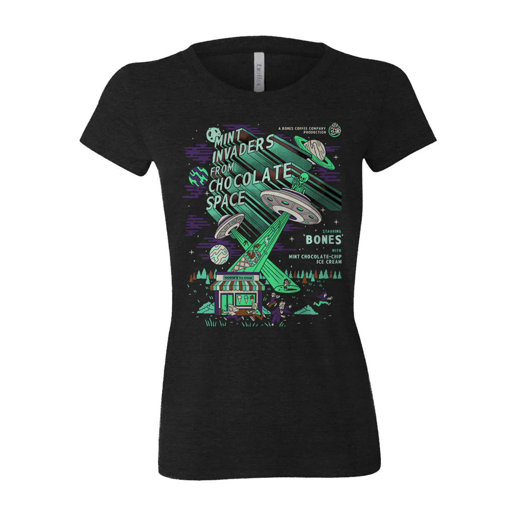 Mint Invaders From Chocolate Space Tee - Image 3