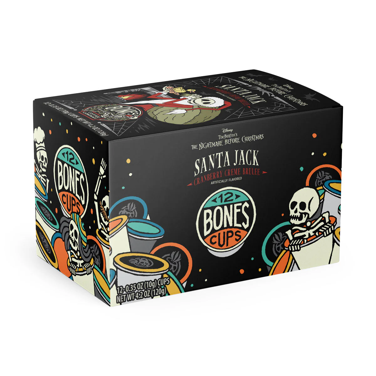 Santa Jack Bones Cups - 12 Count - Image 2