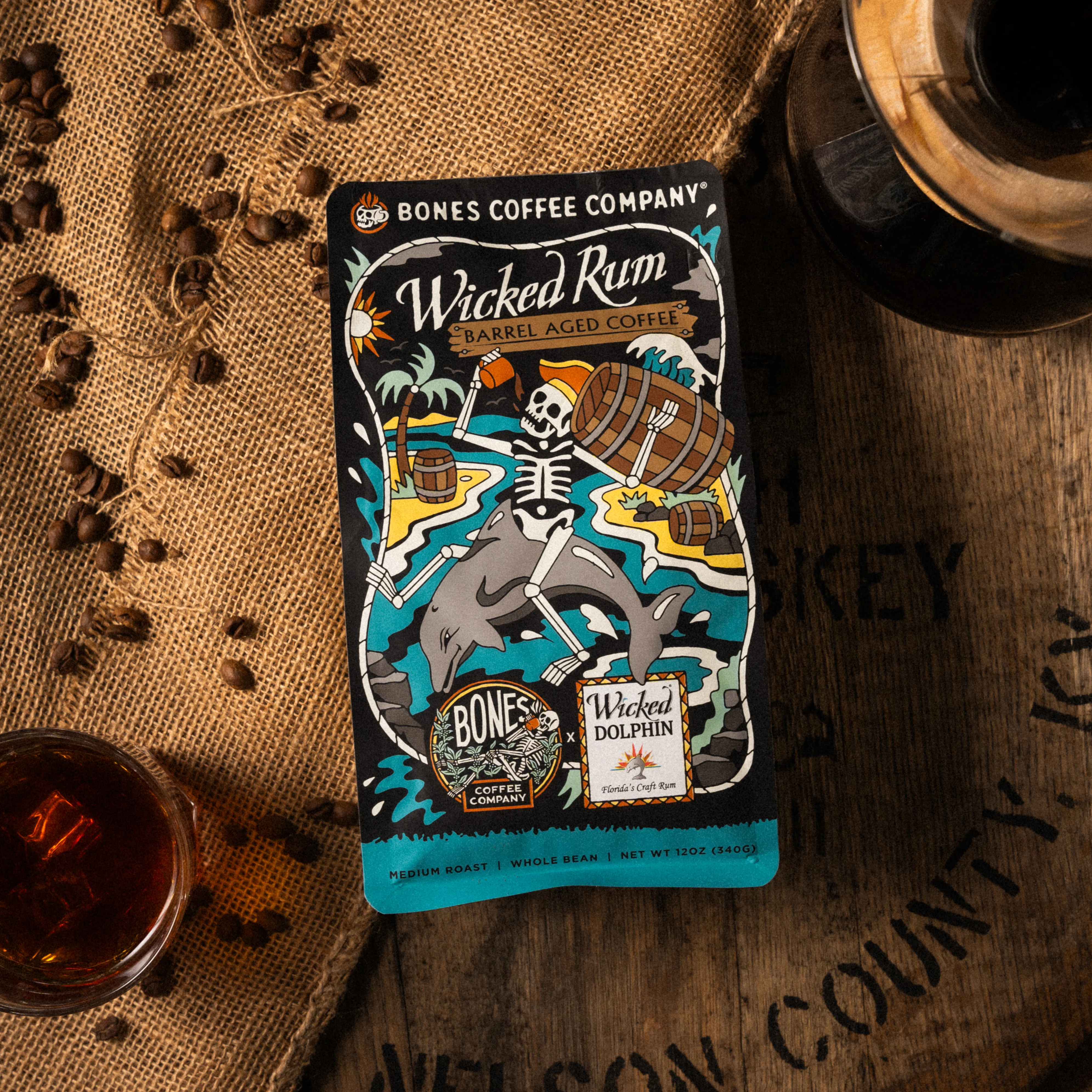 Wicked Rum Barrel-Aged Coffee | 12oz - Image 3